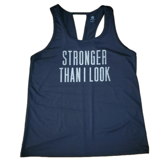 Champion Tops - Champion womens tank top size Medium stronger than I look athletic fit